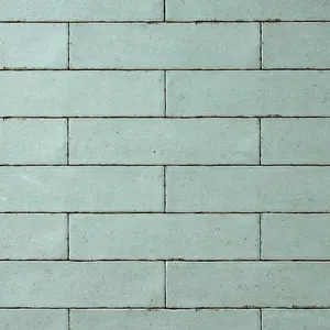 San Fran Aqua Crackled 3x12 Ceramic Tile Glossy