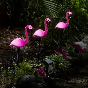Flamingo Design Solar Outdoor Light, Waterproof LED Stake Light, Solar Light, Garden Lighting, Decorative LED Light For Garden Lawn Yard