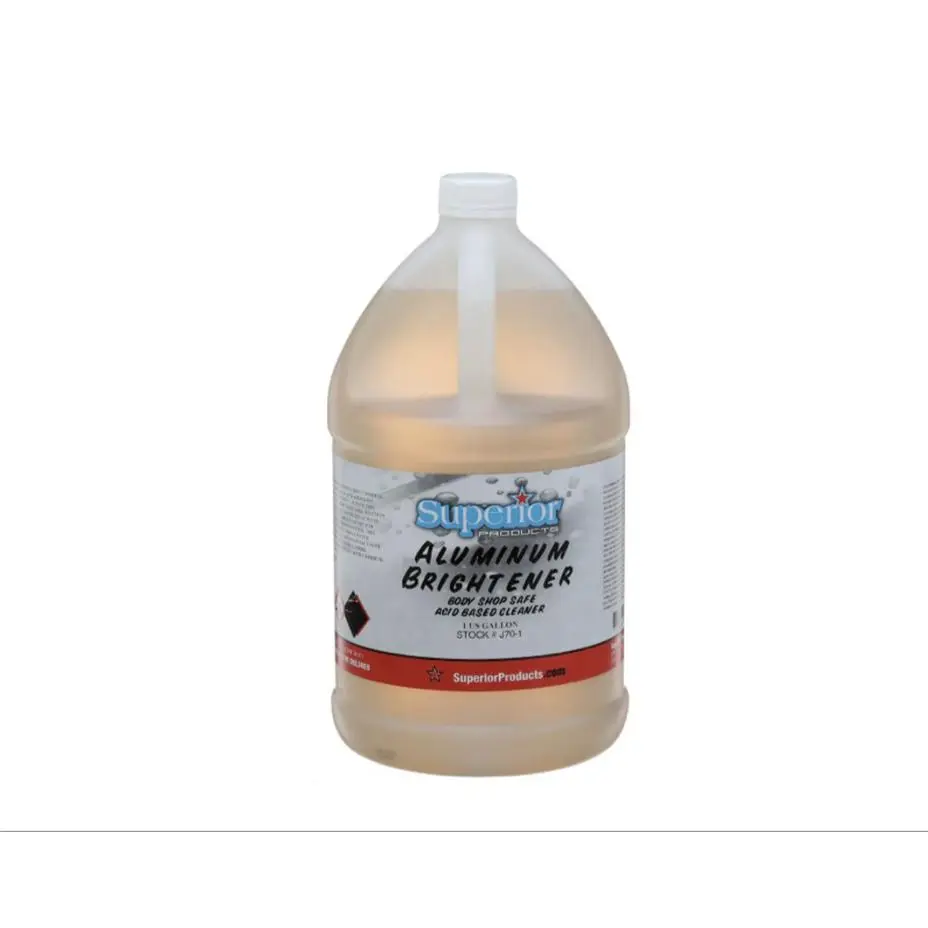 Superior Products Aluminum Brightener - Acidic Wheel Cleaner for Heavy Brake Dust & Grime Removal - Easy to Use & Dilute