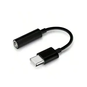 Usb Type C To 3.5mm Aux Adapter Type-C 3.5 Jack Audio Cable Headphone Adapter Audio Cable Compact