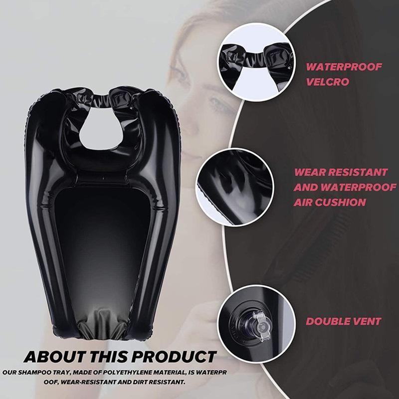 Inflatable Shampoo Basin, Portable Hair Washing Tray for Bedridden, Elderly, and Disabled – Lightweight and Convenient for Home Use