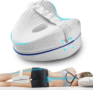 Leg Pillow Knee Pillow for Side Sleepers with Comfortable Support for Relieving Leg and Back Pain Ideal for Sleeping