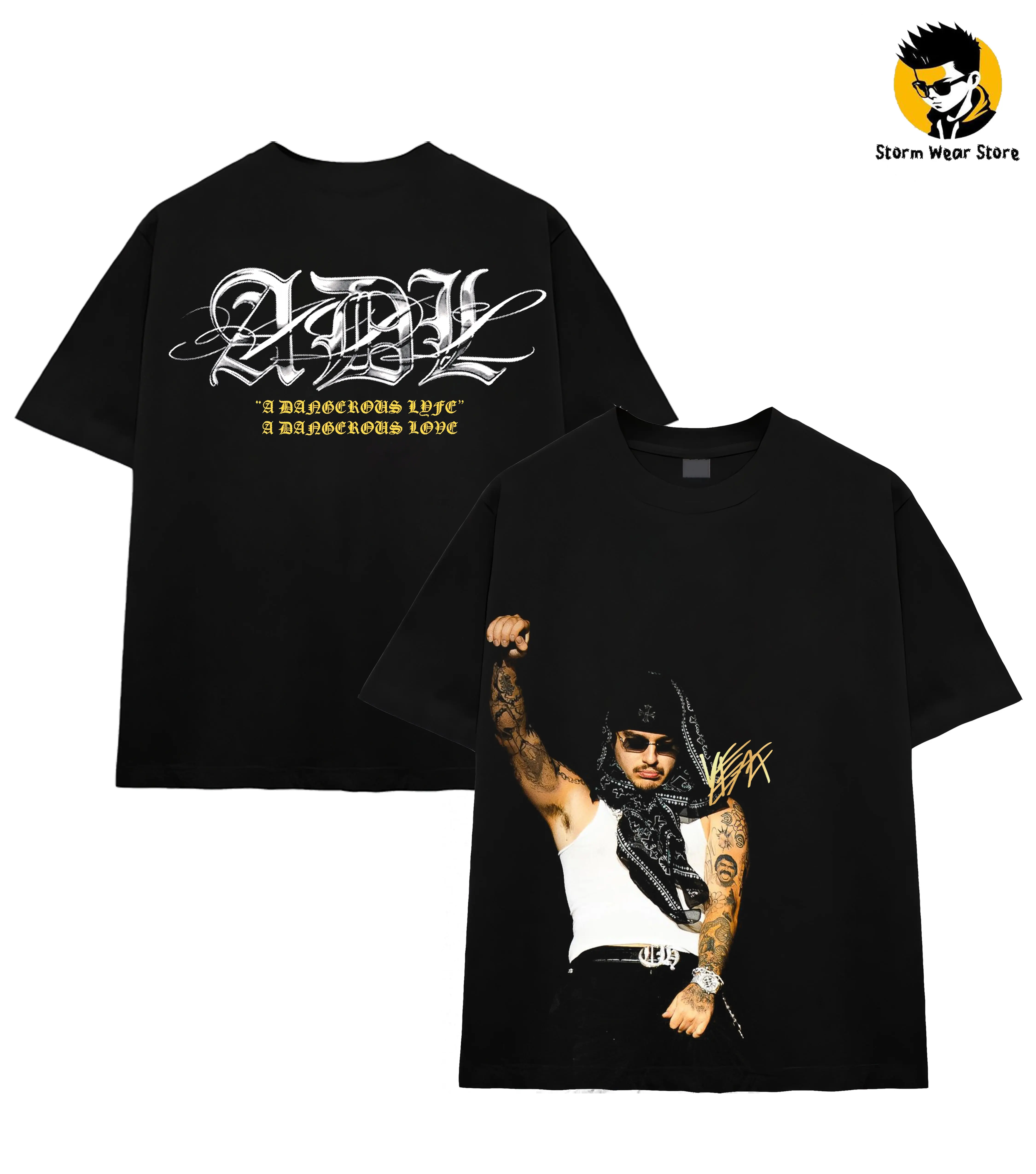 Vintage Yeat ADL T-Shirt, Yeat A Dangerous Lyfe Premium Cotton, Music Streetwear Merch, Retro Oversized Graphic Shirt, Rage Hip Hop Streetwear, Concert Gift, Men’s & Women’s Tops