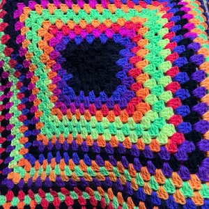 Handmade Crochet Blanket - Soft, Warm, and Cozy Design for Home Use colors of your choice