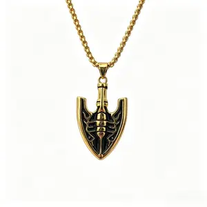 New Bizarre Adventure Insect Arrow Pendant Necklace | Stand Arrow | Arrow Necklace | Awakening Arrow | Fashion Accessory | Trendy Ornament | Party Jewelry | Premium Gift |
