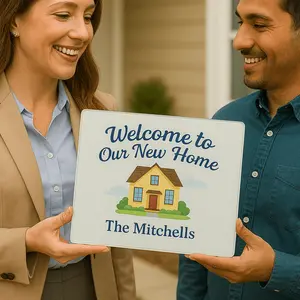 Personalized Glass Cutting Board (11x8 inches)
