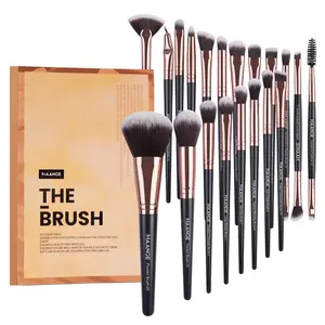 Makeup Brush Set, 20pcs Brush Versatile Soft Makeup Brushes for Foundation, Powder, Concealers, Eye Shadows, Brushes with Soft Bristles for Beginners, Cosmetic Brush Set, Eyeshadow Brushes