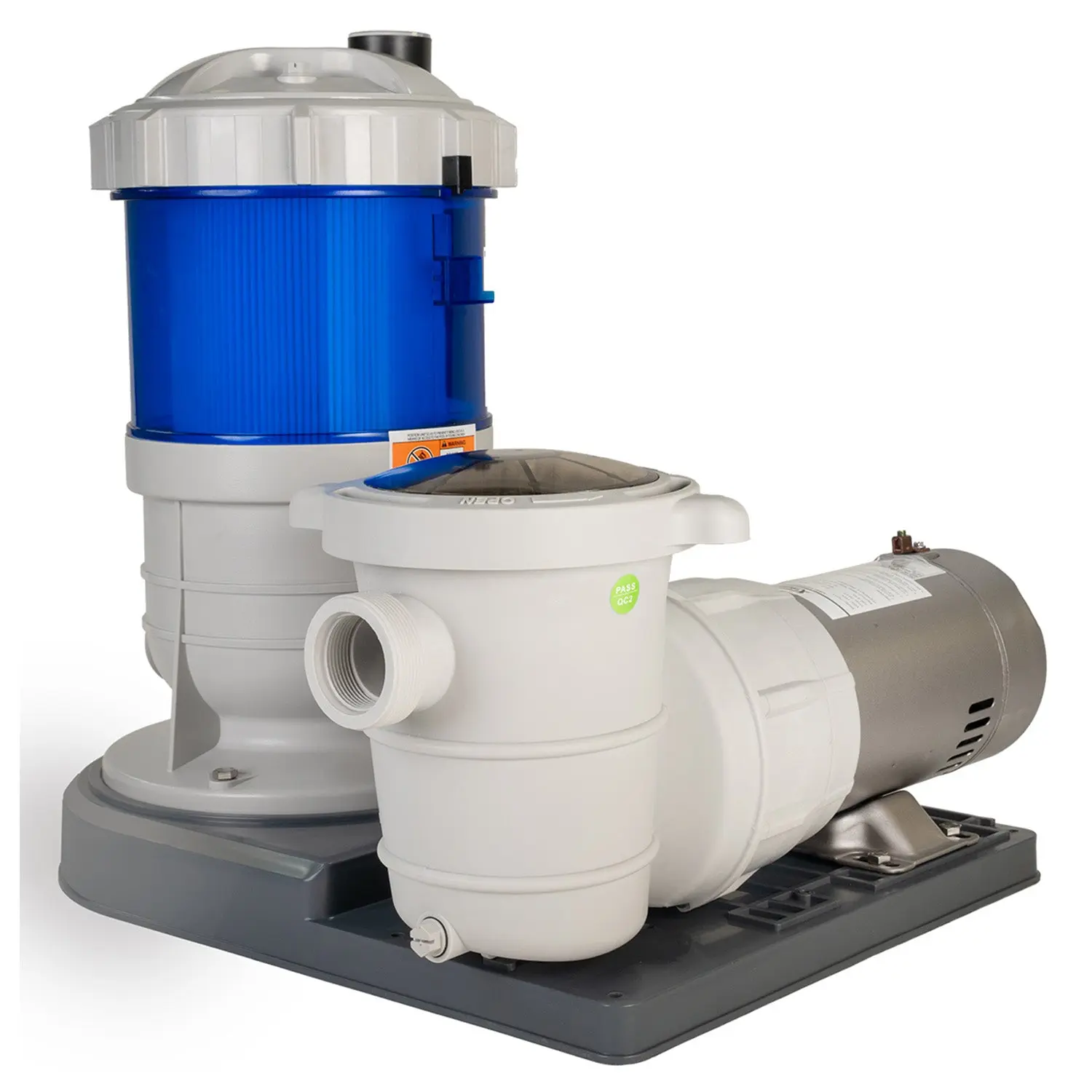 XtremepowerUS Pro-Series Pool Filter Cartridge System with High-Performance Pump for Above Ground Pools up to 18000 Gallons 25 GPM Filtration