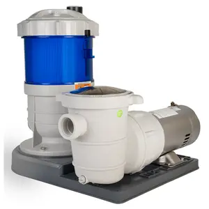 XtremepowerUS Pro-Series Pool Filter Cartridge System with High-Performance Pump for Above Ground Pools up to 18000 Gallons 25 GPM Filtration