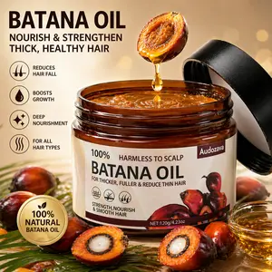 Raw Batana Oil for Thicker Looking Hair – Natural Hair Care Oil for Dry, Damaged & Thinning Hair, Nourishes Scalp & Improves Hair Appearance