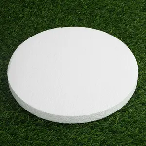 12 Pack 10" White StyroFoam Disc, DIY Polystyrene Foam Craft Supplies