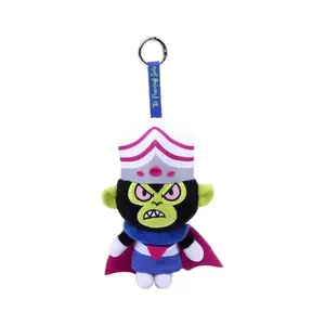 HUGKIS Powerpuff Girls Raincoat Plush Keychain - Mojo Jojo