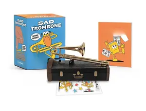 Christmas Gift! Sad Trombone: Womp, Womp! - Trombone Replica, Stickers & Mini Book Entertainment Gag Gift for Music Lovers with Fun Sound Effects and Personalized Decor Humorous