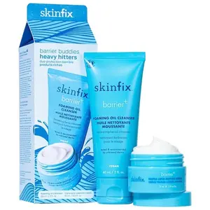 Skinfix  Barrier Buddies: Heavy Hitters hydration set for dry + sensitive skin blemish skincare gift relief care centella spf naked sundays sun butter glowing with color correct safe glow Hydrate Hydrating Cleanser Cream