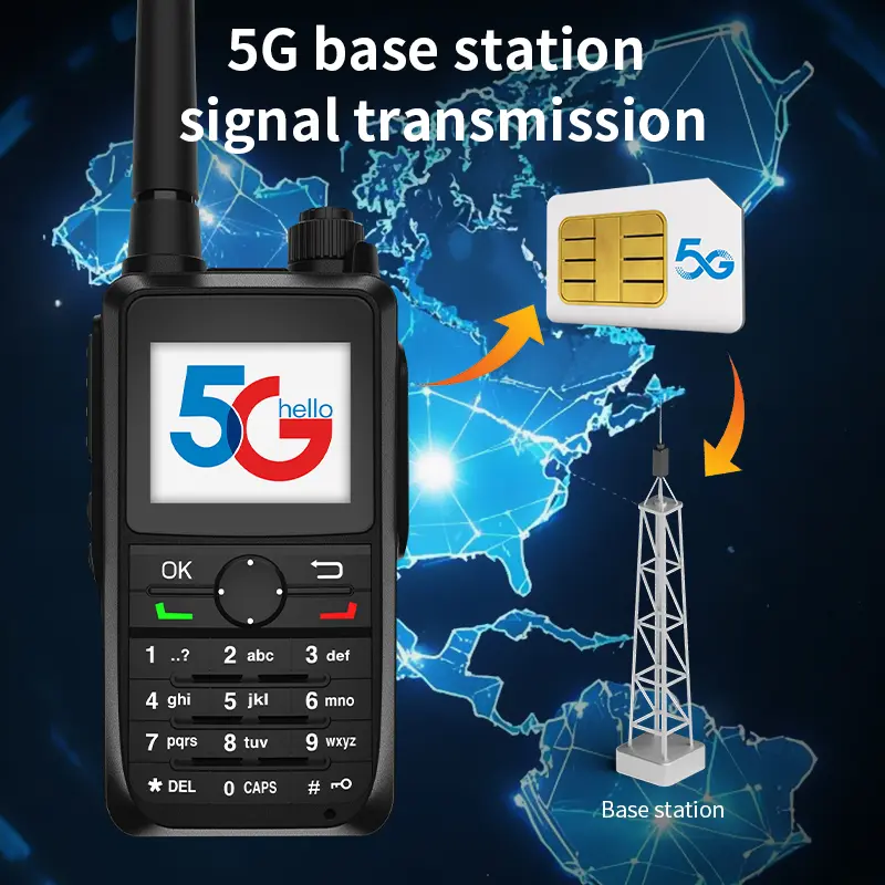 Clarigoc V1-6300 Nationwide Coverage Walkie Talkie, Mini Handheld Two-Way Radio for Security, Construction Site, Office Building & Fleet Use.Minimum order quantity: 10 units.