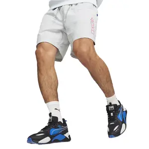 PUMA Mens X 6 Inch Shorts Casual Bottoms Casual Pockets - Grey