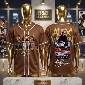 Alex Warrren Eras Tour 2026 Baseball Jersey, Vintage Concert Shirt, Indie Pop Music Fan Apparel, Unisex Tour Merch Outfit, Fan Gift