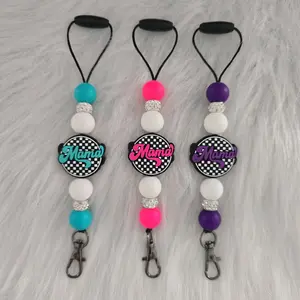Mama Checkered Car Freshie Hanger