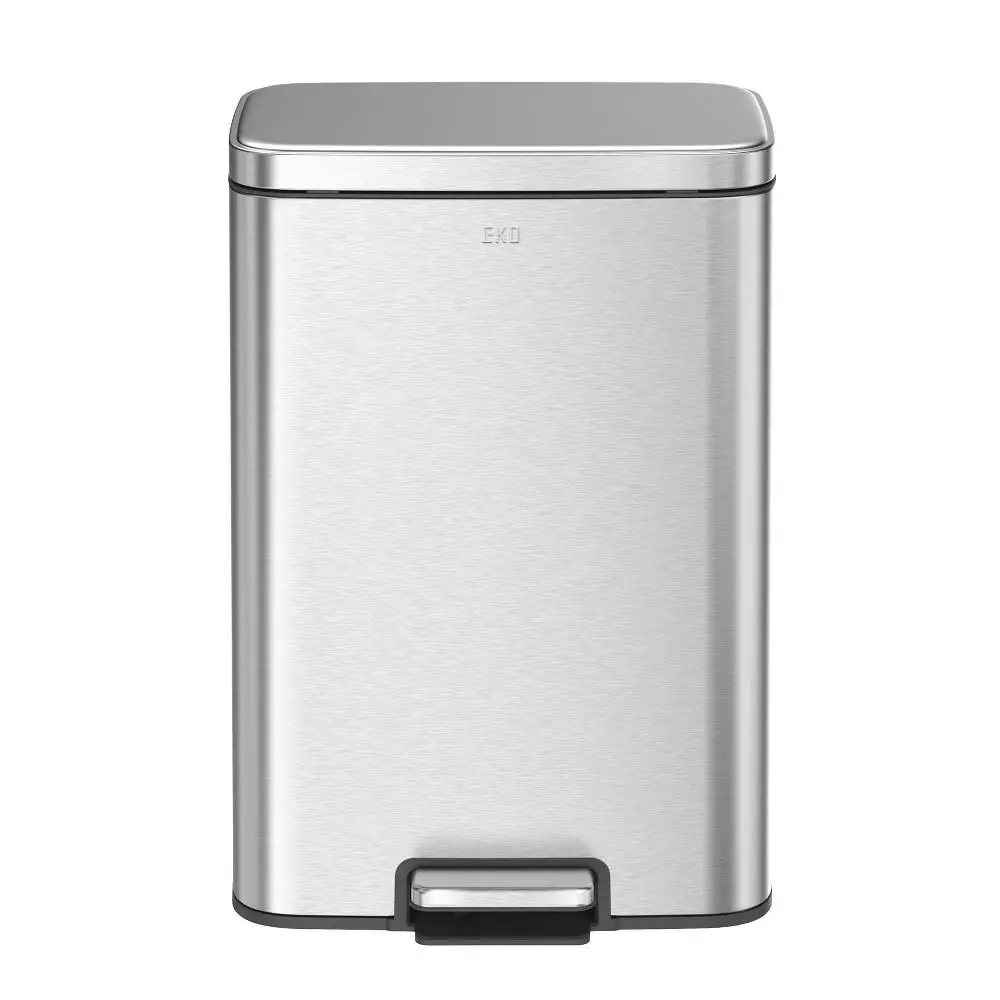 EKO Maxwell 50L Stainless Steel Step Kitchen Trash Can