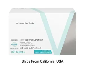 Professional Healthcare Hair Growth Supplement, 180 Tablets for Thicker, Fuller Hair