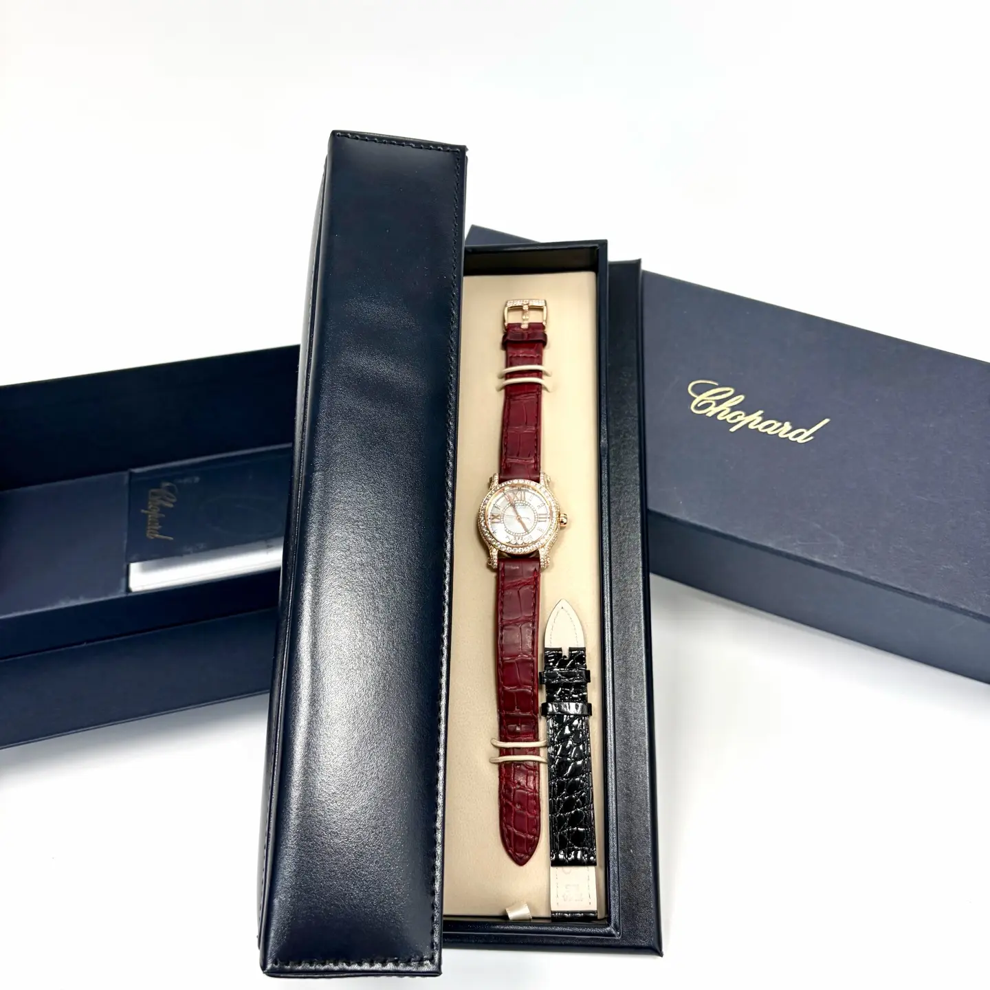 Chopard Happy Diamonds Ref.274302-5001 Ladies Watch, 20 Jewels, Anti-Reflective Sapphire Crystal Front & Exhibition Sapphire Case Back, n22065289