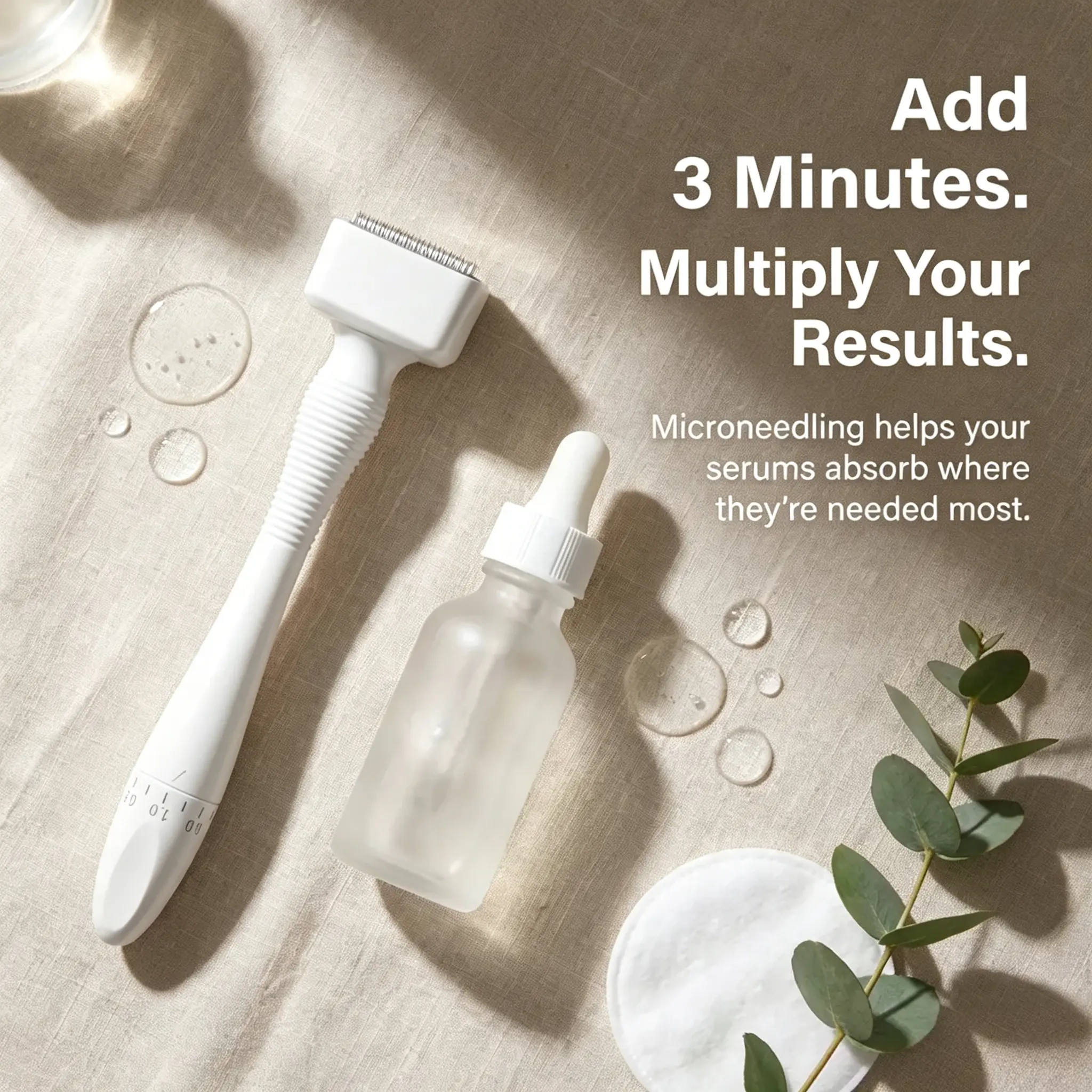 Derma Stamp Titanium Skin Care Tool - Multi-purpose Beauty Accessory for Face, Scalp and Body - Unisex Daily Home Care Stamp