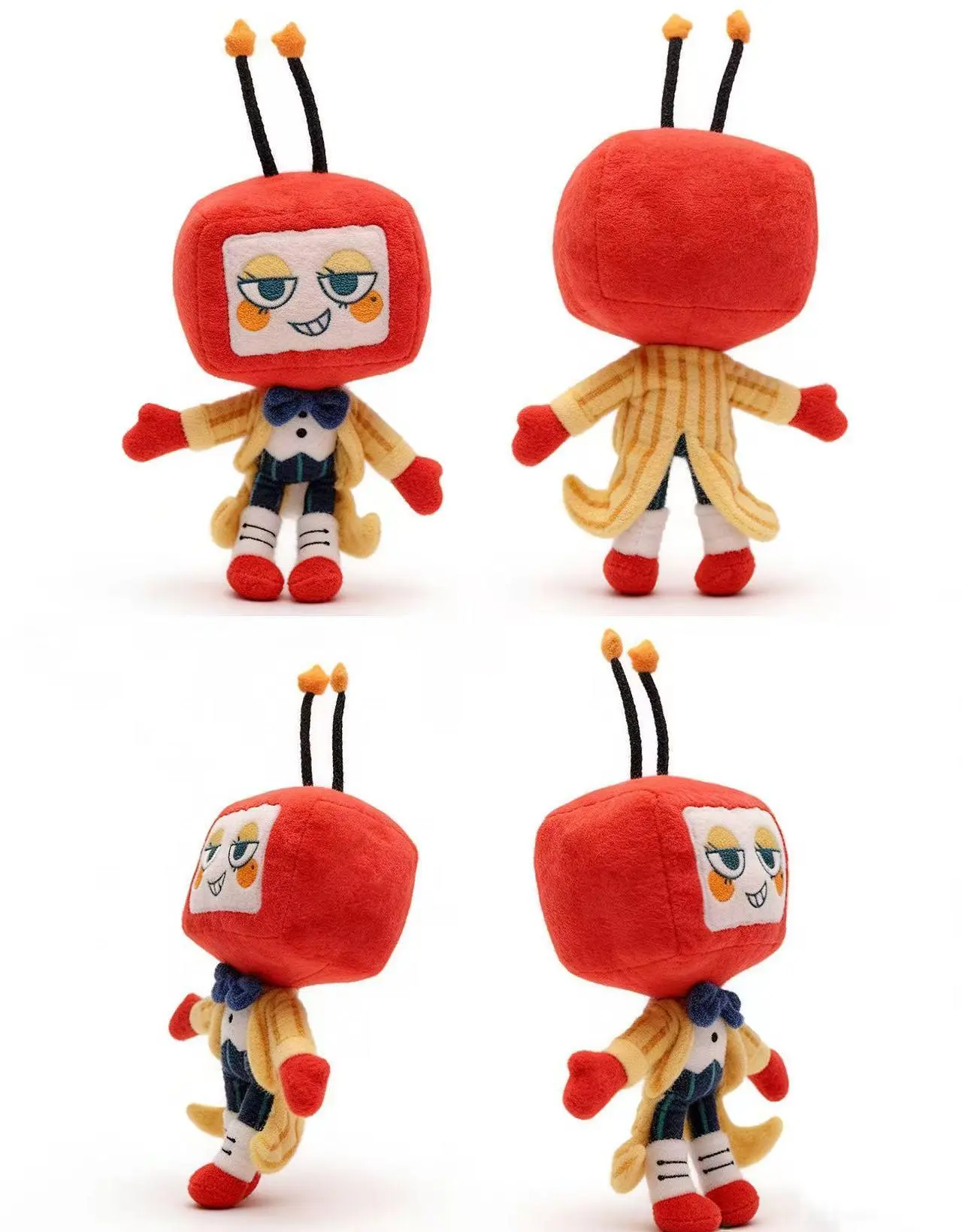 New Dandy's World Rebecca Eclipse Plush Doll, Gourdy Plush Toy, Cute Cartoon Blot Stuffed Pillow Toy, Kids , Anniversary Gift