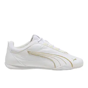 PUMA Womens Catch Soleil Lace Up Sneakers Shoes Casual - White