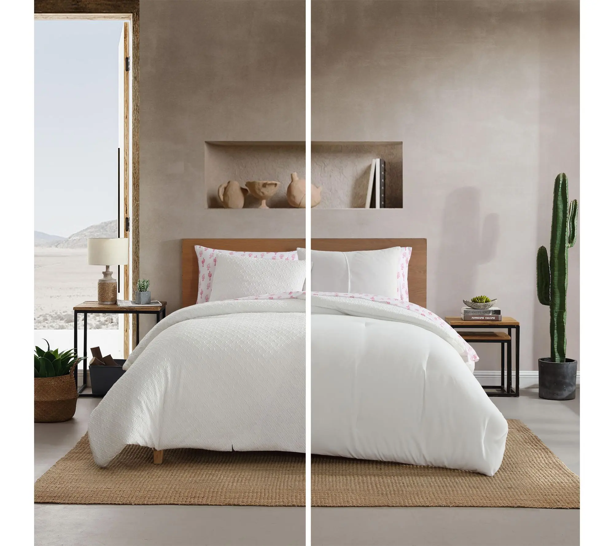 Wrangler Sedona Geometric White 8-Pc Queen Comforter Set
