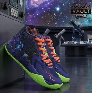 Puma LaMelo Ball MB.01 Galaxy 376677-07 Mens GS Basketball Sneakers New High Top Shoes Fashionable Sports Shoes