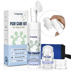 Dog Paw Care Kit, Dog Paw Cleaner for Dogs, Dog Paw Balm for Heals, Repairs & Restores Dry, Cracked Paws & Nose paw  pads