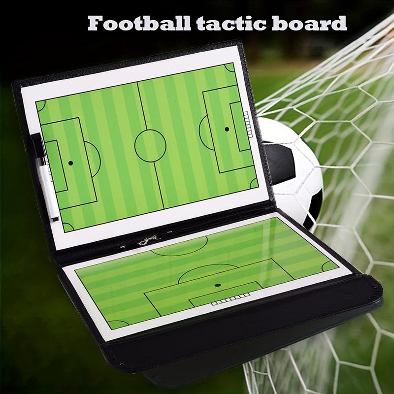 Soccer Tactical Board, 1 Set Football Tactical Board with Pen, Football Training Board, Soccer Accessories for Coach & Referee