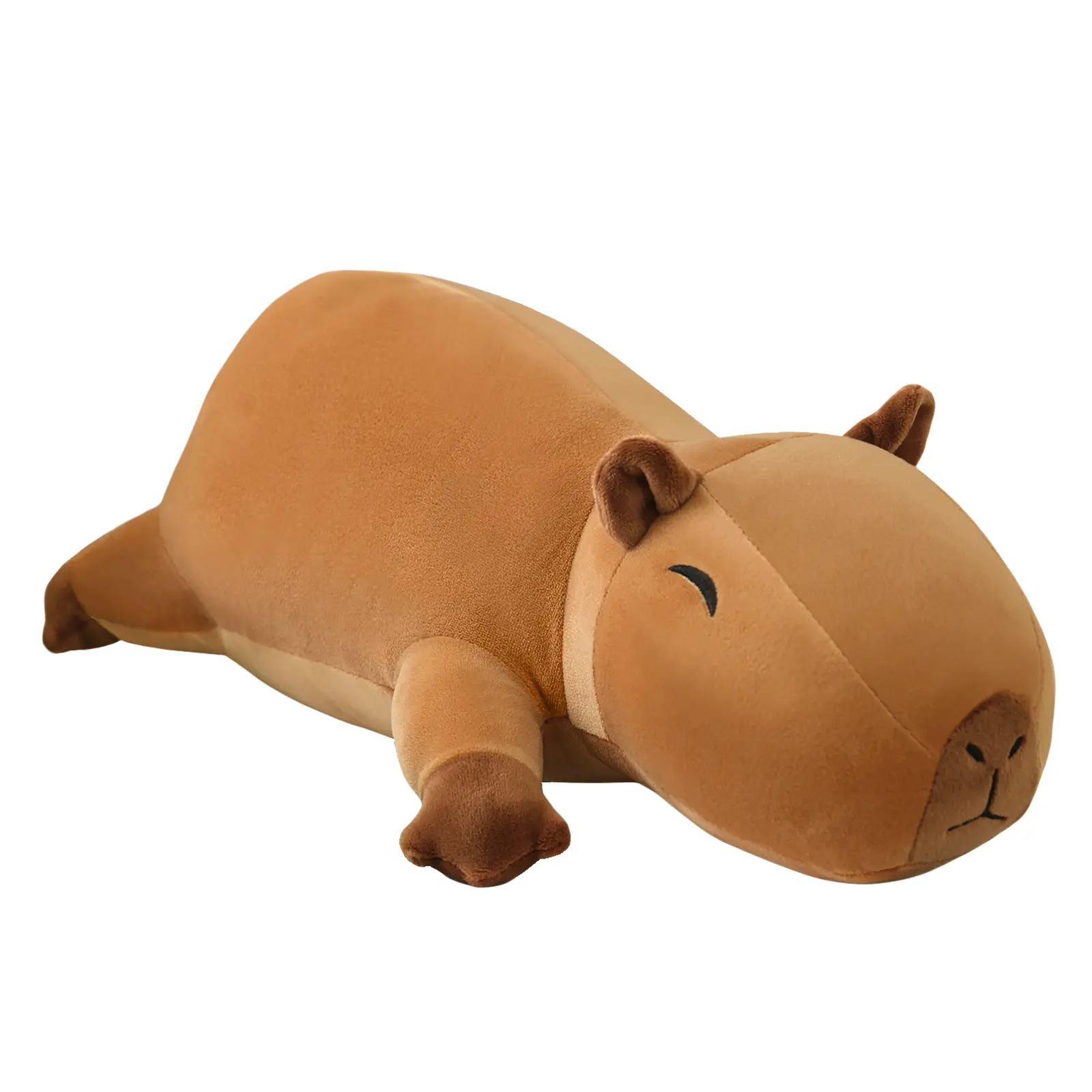 SQEQE Weighted Capybara Plush,Little Stuffed Animal Gift For Girls,Cute Capybara Plushies Decorative, Soft Relaxation Pillow Toy For Sleeping Soothing