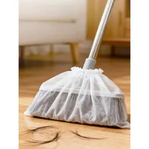 50pcs Disposable Broom Dust Covers, Durable Non-Woven Material, Static Adsorption, Easy Installation, Ideal for Home Cleaning, Festive Gifts