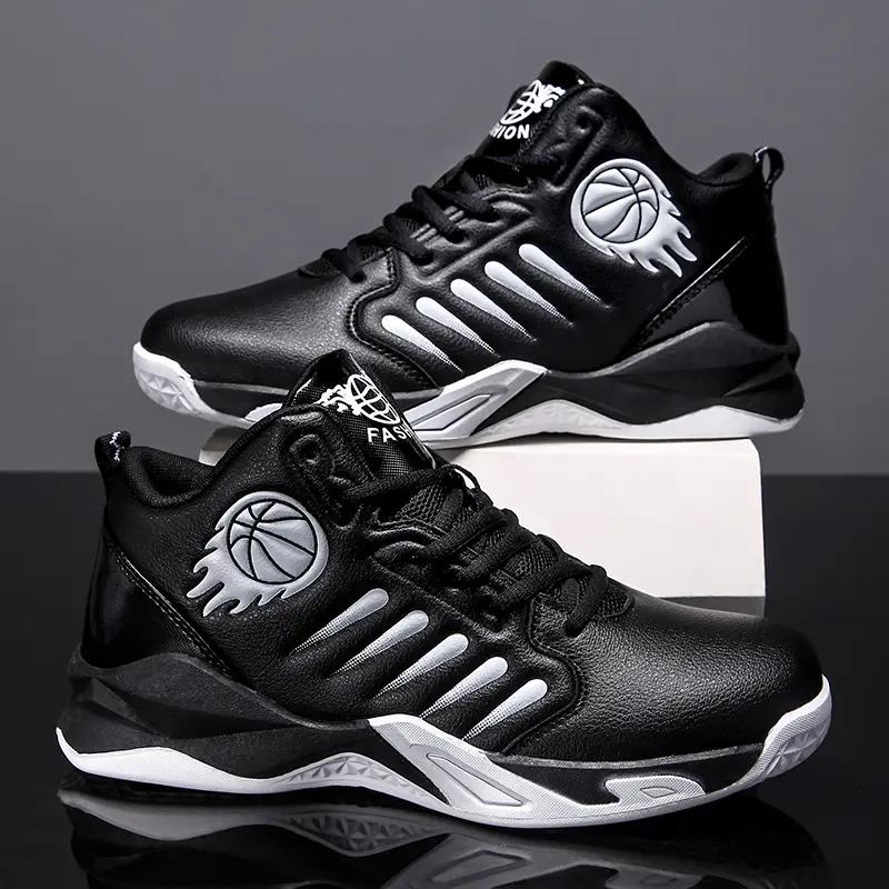 Men's fashionable sports shoes with anti-slip soles, shock-absorbing and rebounding properties, durable wear-resistant.Men's basketball shoes, trendy, boys' casual shoes. Sharp Look Chic Daily Wear Universal City Style