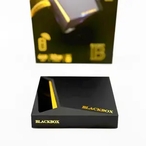 Black Wireless Audio Receiver Box with USB Charging