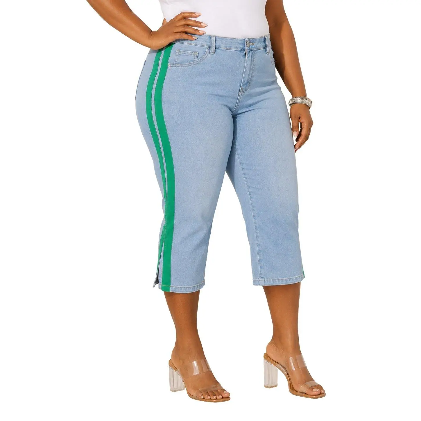 Cropped Wide Leg Jean by Studio EY