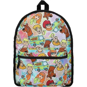 Scooby Doo Plush Scooby & Gang 16.5" Reversible Backpack