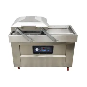 YOKOMA Vacuum Packaging Sealing Machine Double Chamber Bar Sealer Sealing Length 21.8inch 110V for Mests Fruits and Vegetables
