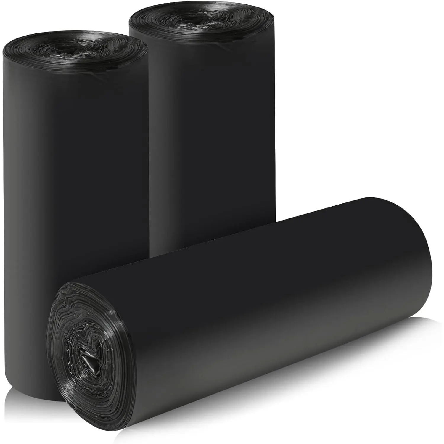 4 Gallon/60pcs Small Garbage Bags,  Trash Bags, Black