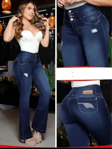 Jessy Fajas Jeans Ref. 8733 With Natural Glute Enhancement & Slimming Waist For Comfort &Style