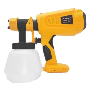 （recommended good things）Cordless paint sprayer set for Dewalt 20V battery, paint spray gun with 4 nozzles and 1000 ml container, suitable for painting house interior and wood/walls/fences*