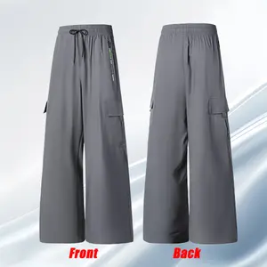 Women's Soft Stretch Mid-Waist Wide-Leg Stirrup Pants - Polyester Comfy Loose Fit American Retro Minimalist Basic Casual Everyday Bottoms (Pants for Women, Sports & Outdoors), Polyester Pants