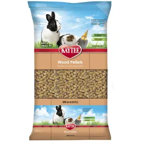 Kaytee Wood Pellets Litter, 4.9 Liter,8 lb Bag