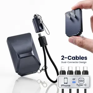 4-in-1 Data Cable | With Location Tracking | Fast Charging | Portable Keychain Design