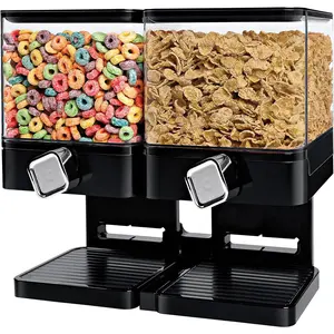 Zevro Compact Dry Food Dispenser, Dual Control,