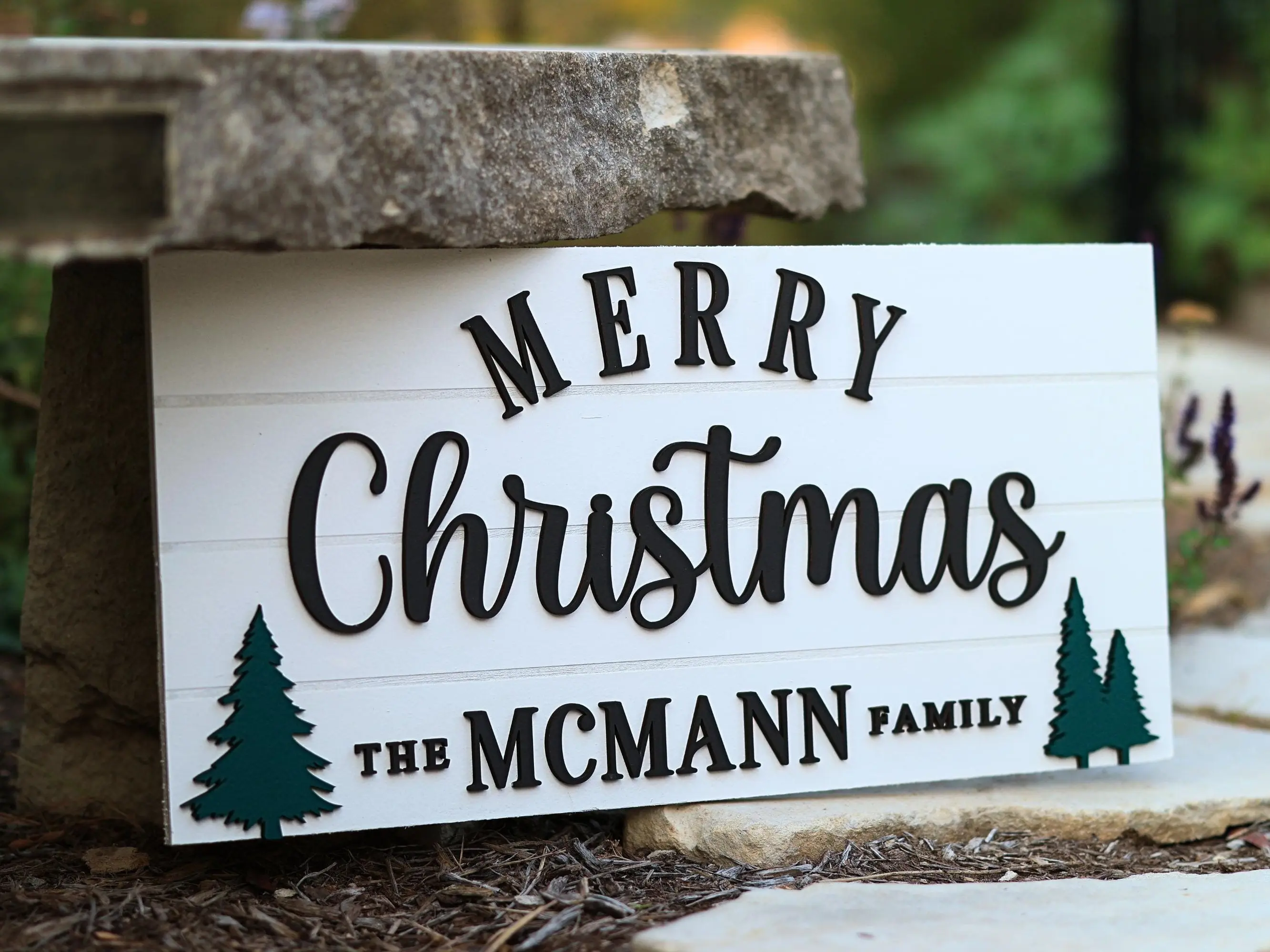 Christmas Sign, Merry Christmas Sign, Last Name Holiday Sign, Pallet Sign, Christmas Decor, Family Christmas Sign, Farmhouse Wall Decor