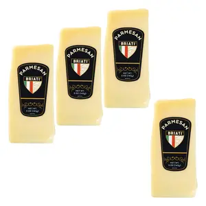 Briati Aged Parmesan Cheese Wedges – 5 oz (4-Pack) | Authentic Italian-Style Hard Cheese for Grating & Snacking | Bulk Pantry Staple