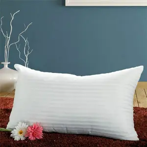 Satin Feather Cotton Comfort Pillow, Cushion, Backrest, Sofa Pillow, Long Rectangular Insert, Soft and Durable Home Decor, Multiple Functionality, Rectangular Shape