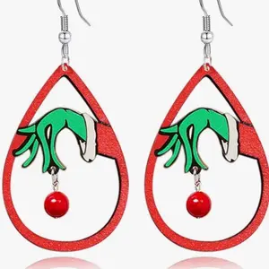 Cute Teardrop Dangle Christmas Earrings Set for Women - Holiday Fashion Jewelry Gifts Winter Party SHIPS FAST USA